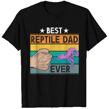 Discover Reptile Dad Ever Lizard Father Daddy Animal Lover T Shirts