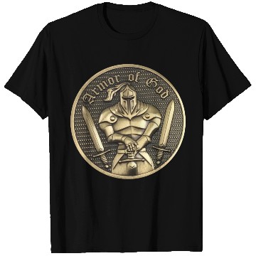 Discover Armor of god christian knight T Shirts