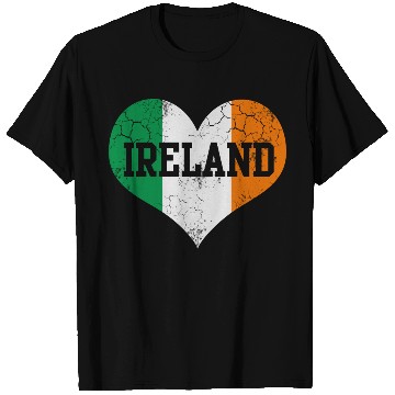 Discover Ireland Flag Heart Irish St Patrick s Day T Shirts