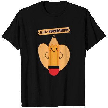 Discover HELLO KINDERGARTEN - A Pencil has a heart T Shirts