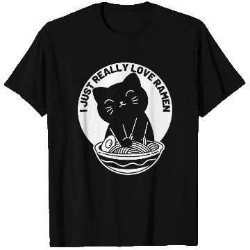 Discover I Just Really Love Ramen Cat Lover T Shirts