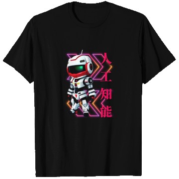 Discover Chibi Mecha: A Cute Cyberpunk Design 4 T Shirts