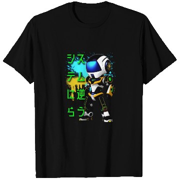 Discover Chibi Mecha: A Cute Cyberpunk Design 6 T Shirts