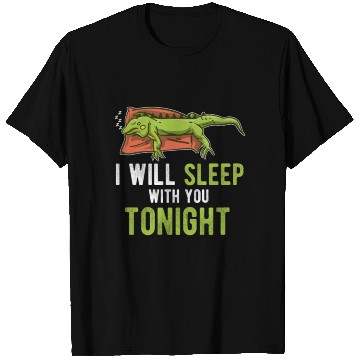 Discover Sleep Tonight Lazy Pet Reptile Lizard Funny Iguana T Shirts