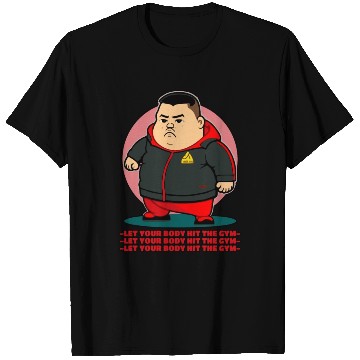 Discover Chubby Man In Training Suit Gym T Shirts