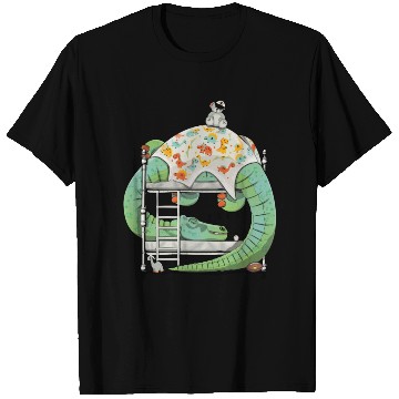 Discover Dinosaur Brachiosaurus Sleeping T Shirts