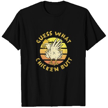 Discover Funny Guess What Chicken Butt Farmer Joking T Shirts
