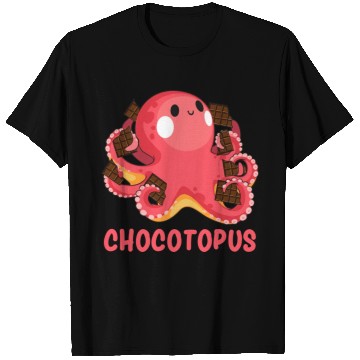 Discover Chocotopus Octopus Funny Sweet Tooth T Shirts