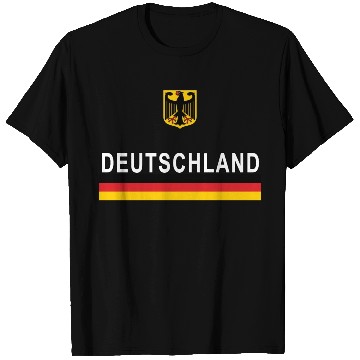 Discover Deutschland Flag And Emblem Germany T Shirts