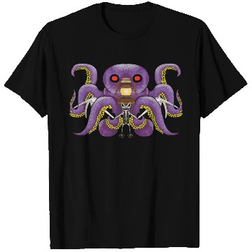 Discover Scary sea monster and spooky bat T Shirts