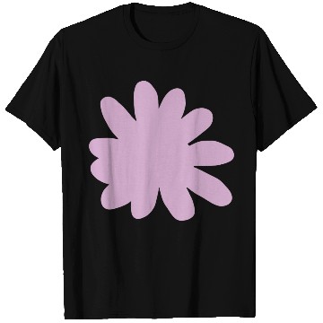 Discover Magenta Abstract Minimal Flower T Shirts