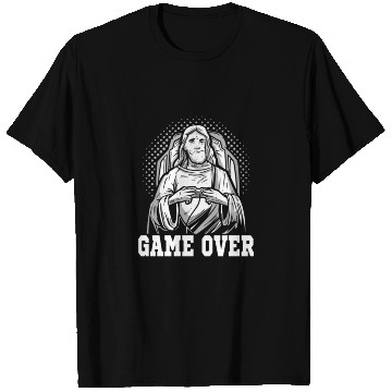 Discover Gaming Jesus Game Over Gamer T Shirts
