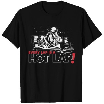 Discover Vintage Retro Go Kart Driver Racing, Every Lap is T Shirts