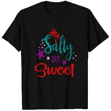 Discover Salty but sweet Funny Beach Design Summer humor T Shirts