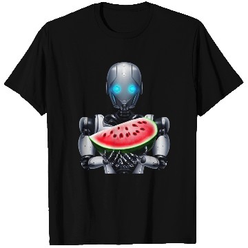 Discover Watermelon for the robot T Shirts