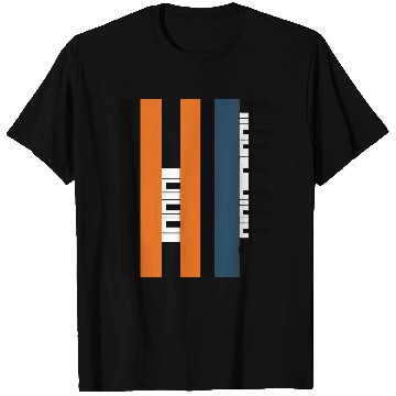 Discover Abstract Piano Key Art T Shirts