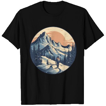 Discover Mountain Adventure T Shirts