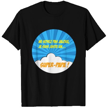Discover Super-dad super-hero Best dad Father's day Comics T Shirts