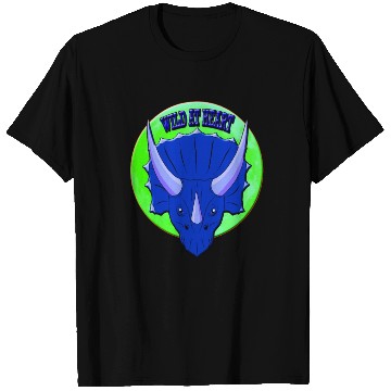 Discover Wild At Heart- Triceratops T Shirts