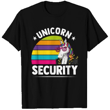 Discover Unicorn Security Funny Unicorn Lover Mythical T Shirts