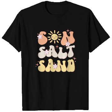 Discover Sun Salt Sand, Summer Season T Shirts