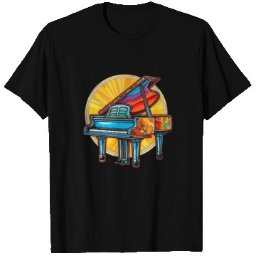 Discover Vibrant Piano T Shirts