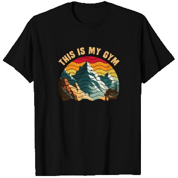 Discover This is my Gym Mountaineer Wanderlust Mountain T Shirts