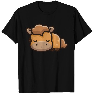 Discover Cute horse is sleeping T Shirts