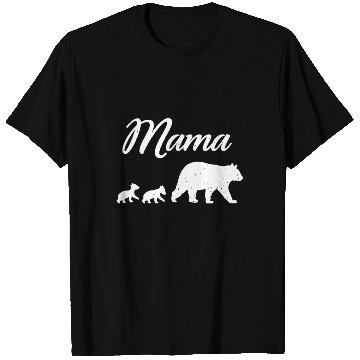 Discover Mama Bear - With Two Cubs Twin Mom Mother's Day Gi T Shirts