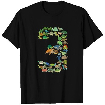 Discover 3rd Birthday Sea Turtle Tortoise Theme 3 Year Old T Shirts