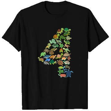 Discover 4th Birthday Sea Turtle Tortoise Theme 4 Year Old T Shirts