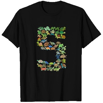 Discover 5th Birthday Sea Turtle Tortoise Theme 5 Year Old T Shirts