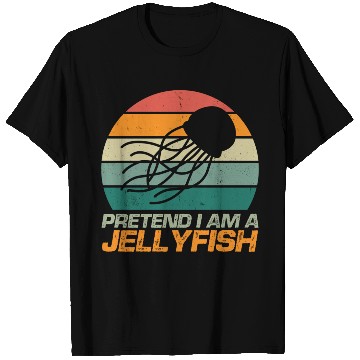 Discover Retro Pretend I m A Jellyfish Ocean Lover Vintage T Shirts