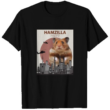 Discover Hamzilla Giant Hamster Monster T Shirts