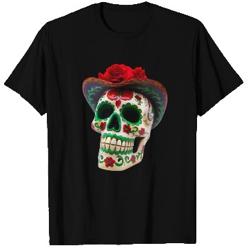 Discover Realistic Floral DOTD Skull T Shirts