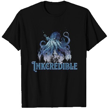 Discover inkcredible - kraken octopus pun ink T Shirts