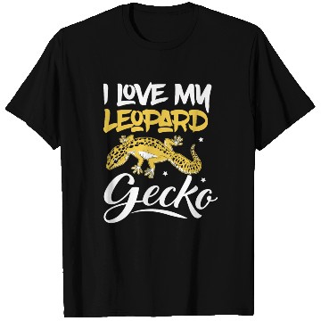 Discover I Love My Leopard Gecko Reptile Lizard Lover T Shirts