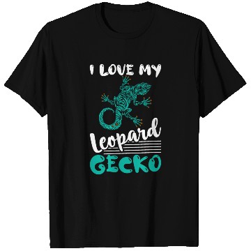 Discover I Love My Leopard Gecko Lizard Lover Reptile T Shirts