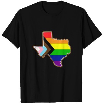 Discover Pride Equality Flag Texas Rainbow T Shirts