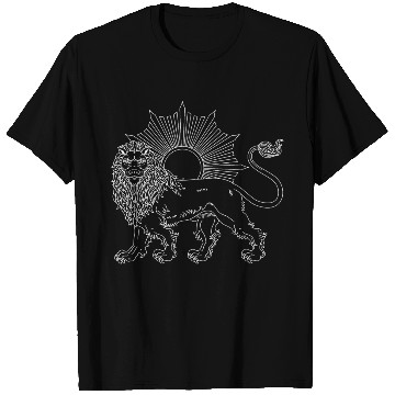 Discover Lion and Sun White T Shirts