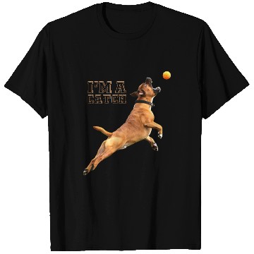 Discover Big Dog Bull Mastiff Catching a Ball, I'm a Catch T Shirts