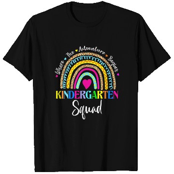 Discover Kindergarten Squad Funny Back To School Child Teac T Shirts