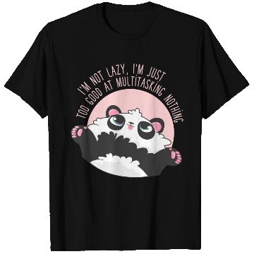 Discover Sleepy Panda Lazy Slow Morning Sunday T Shirts