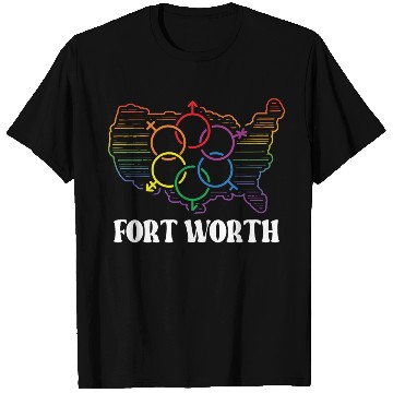 Discover Fort Worth Pride Month Pride Flag LGBT Community L T Shirts