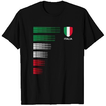 Discover Italia Italy Flag Emblem Italian Pride Ancestry He T Shirts