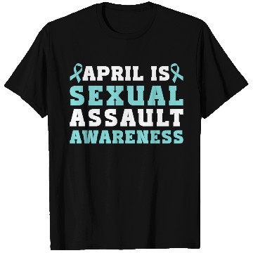 Discover April Is Sexual Assault Awareness Teal Ribbon T Shirts