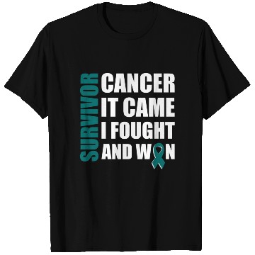 Discover Ovarian Cancer Fight Cancer Ribbon T Shirts