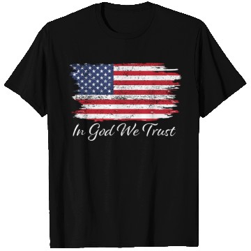 Discover In God We Trust Us Flag Patriotic T Shirts
