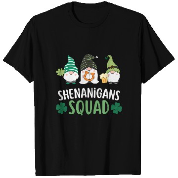 Discover Shenanigans Squad St Patricks Day Gnom Saint Patri T Shirts