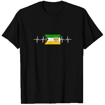 Discover Irish Ireland Offaly Flag T Shirts